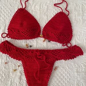 Crochet bikini set